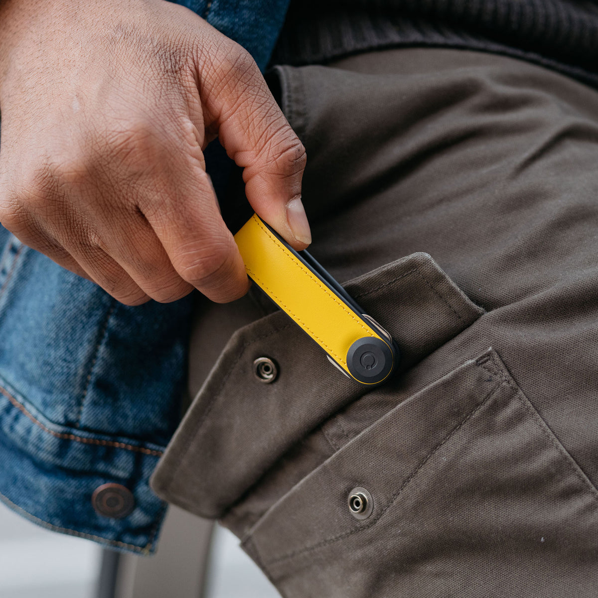 Orbitkey - Hybrid Leather - Solar Yellow