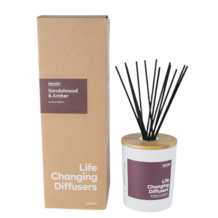 Kenshi Diffuser 240ml - Sandalwood & Amber