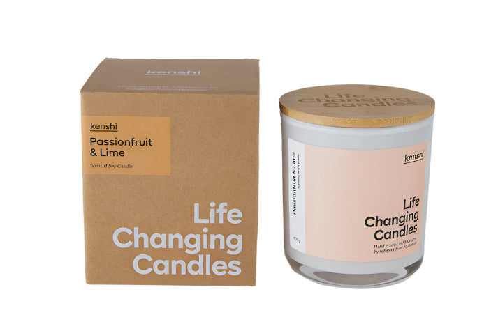 Kenshi Candle 400g - Passionfruit & Lime