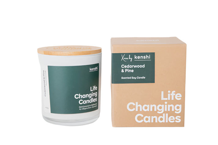 Kenshi Candle 400g - Cedarwood & Pine