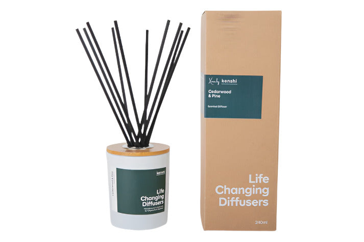 Kenshi Diffuser 240ml - Cedarwood & Pine