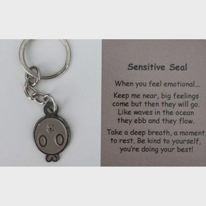 Little Joys Key Ring - Sensitive Seal