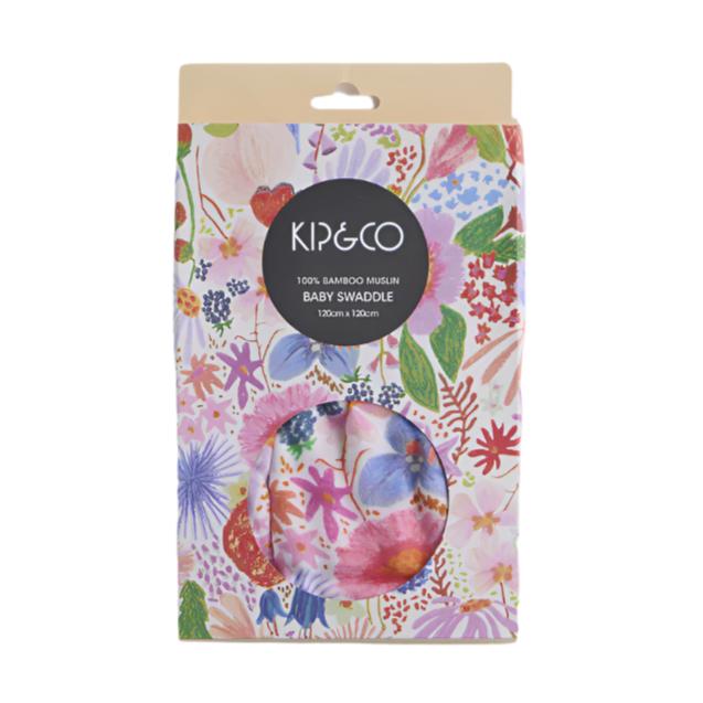 Bamboo Swaddle - Meandering Meadow