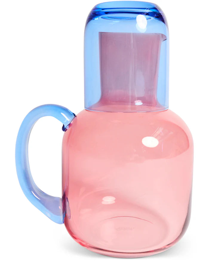 Carafe & Glass - Blue Robin