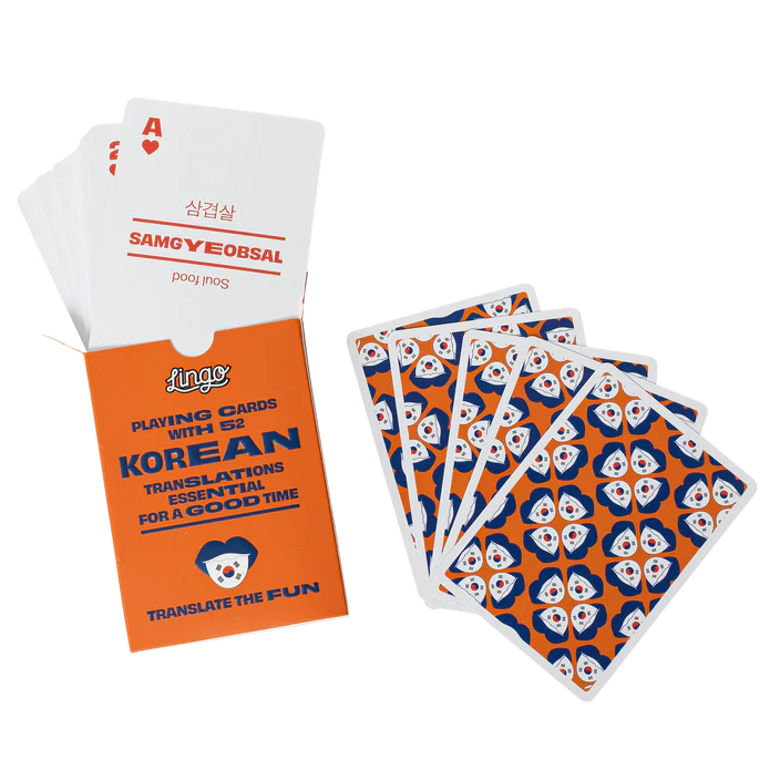 Korean Playing Cards in Wayfarer Tin