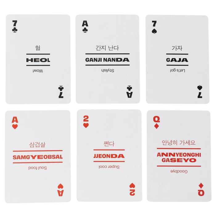 Korean Playing Cards in Wayfarer Tin