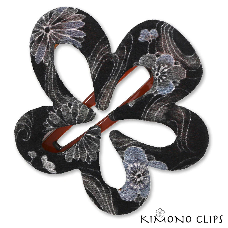 Open Petal Flower Hair Clip - Large
