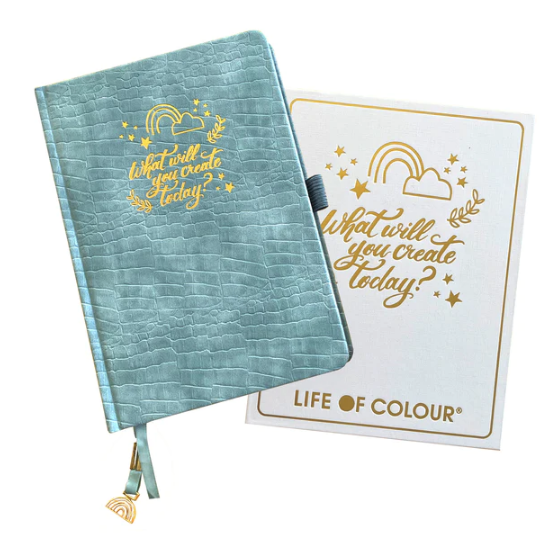 What Will You Create Today? - A5 Art Journal Black & White