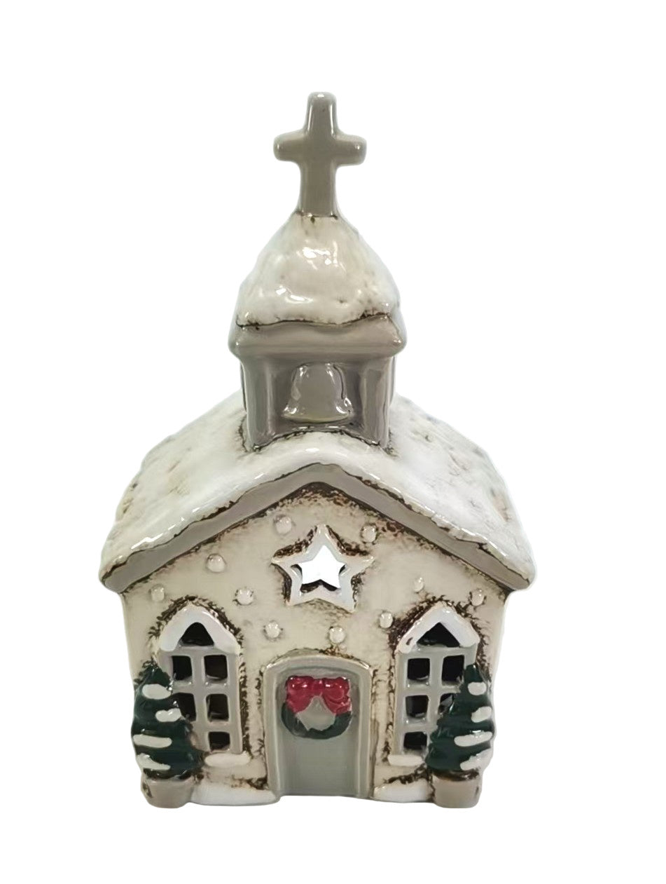Tealight Holder - Christmas Church