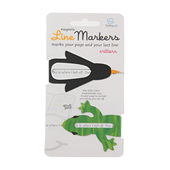 Line Markers Bookmarks - Critters