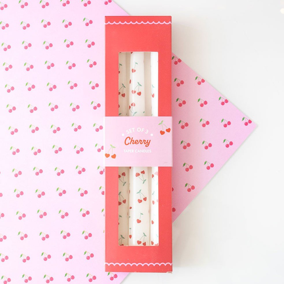 Taper Candles - Cherry
