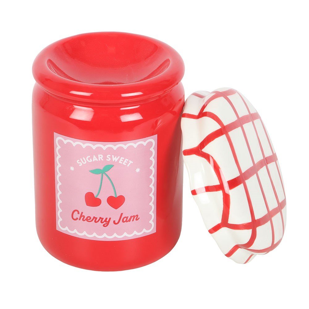 Cherry Jam Jar Oil Burner