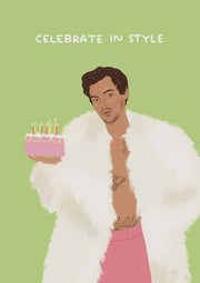 Celebrate In Style Harry Card