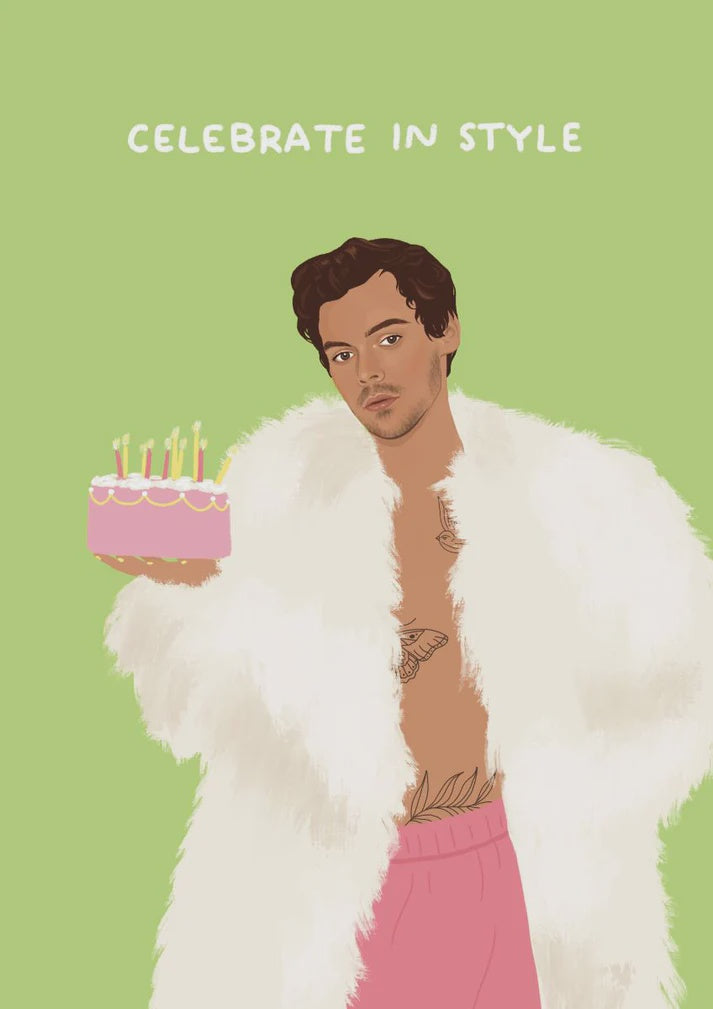 Celebrate In Style Harry Card