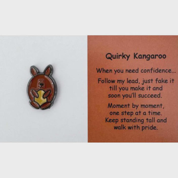 Little Joys Pin - Quirky Kangaroo