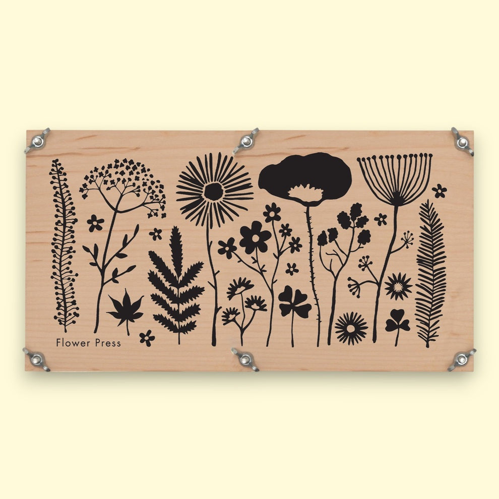 Large Flower Press - Silhouette