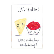 Let's Salsa Like Nobody's Watching Card