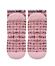 Classic Low Rise Grip Socks - Picnic Check Red