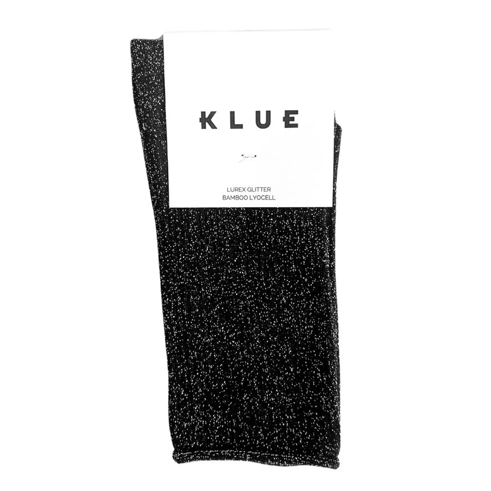 Glitter Lurex Socks - Black
