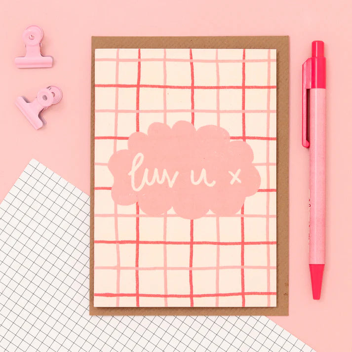 Luv U X Card