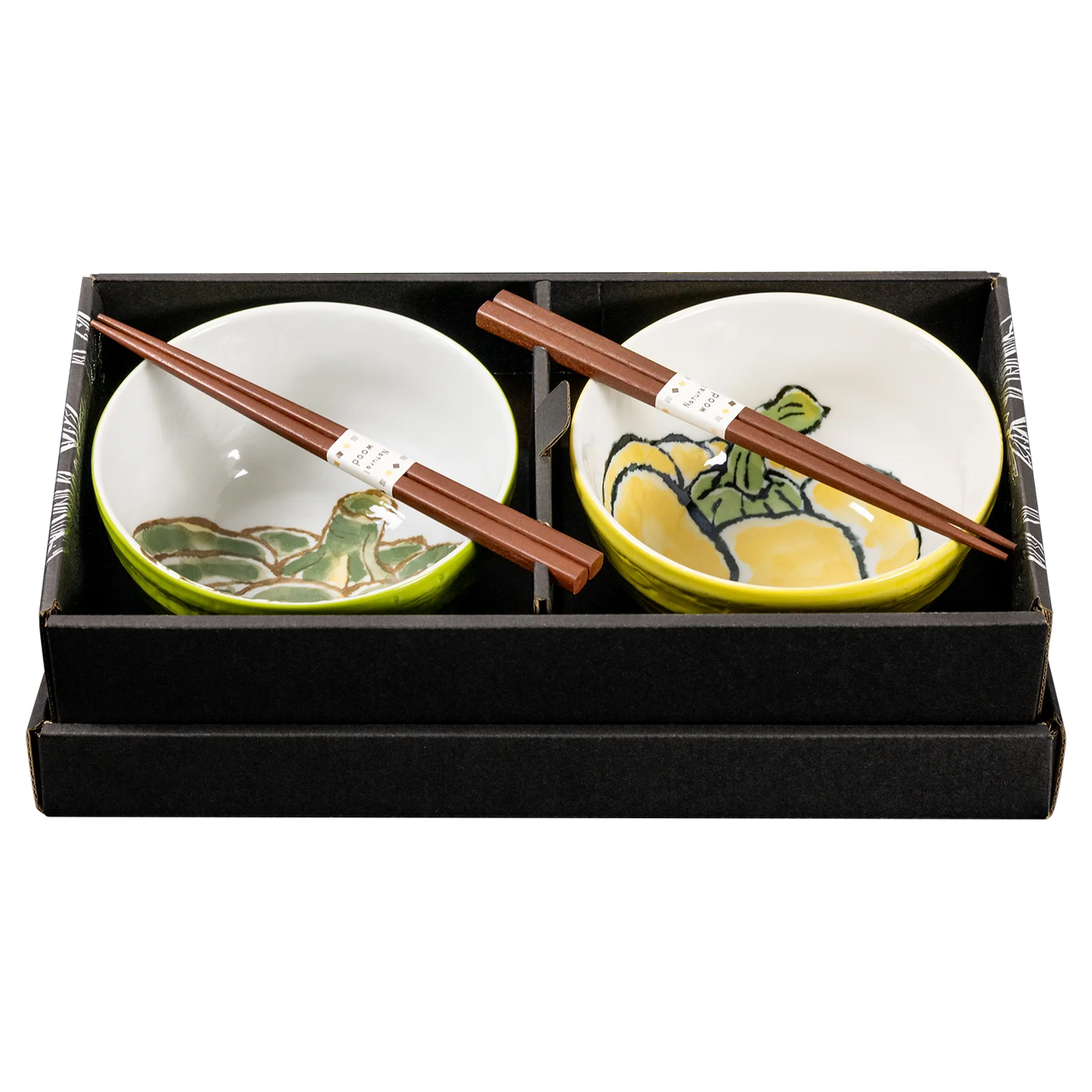 Etegami Veggie Set of 2 Bowls - Kabocha & Paprika