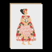 Pink Folk Mum Card