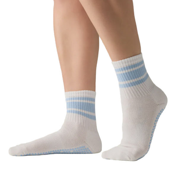 Crew Grip Socks - Blue Stripe