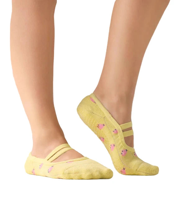 Ballet Grip Socks - Wild Rose Maize