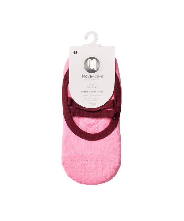 Ballet Grip Socks - Rosa