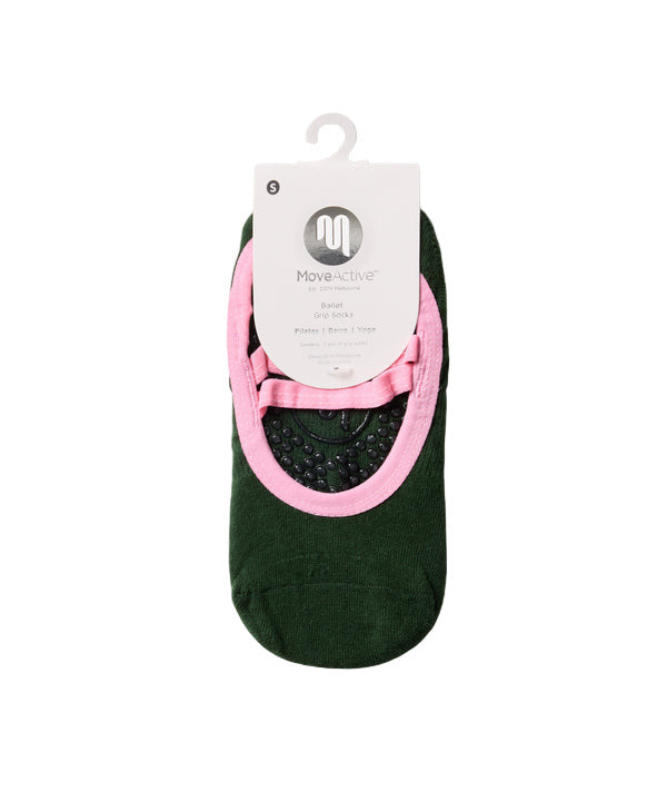Ballet Grip Socks - Salsa Verde