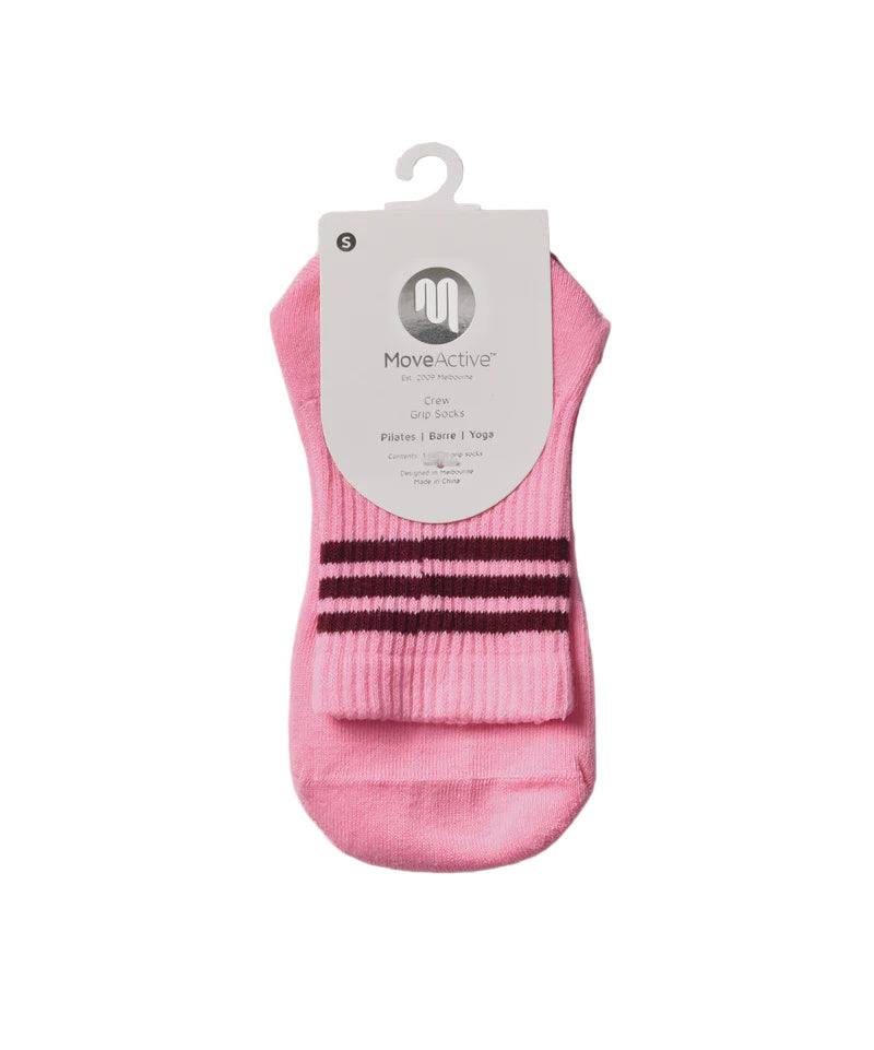 Crew Grip Socks - Pink Paloma