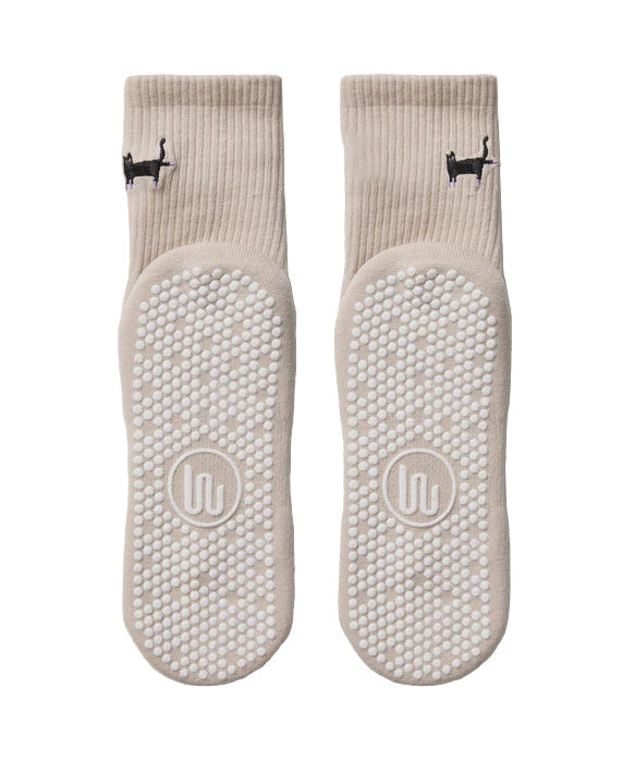 Crew Grip Socks - Pilates Kitty