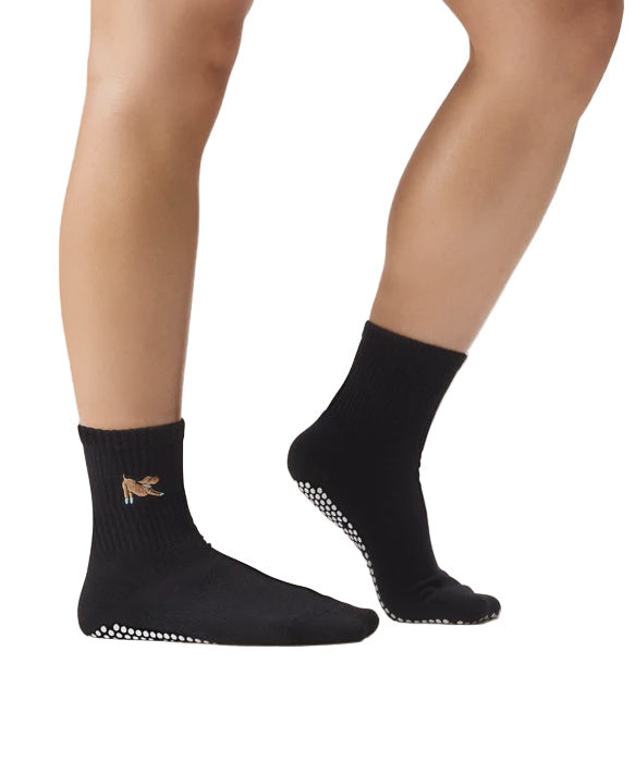 Crew Grip Socks - Pilates Pup
