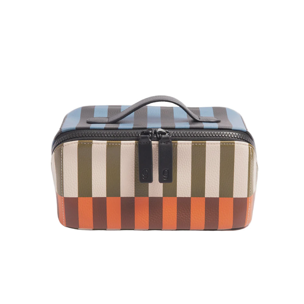 Flat Lay Wash Bag - Retro Stripe