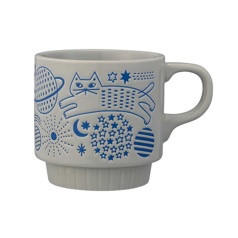 Stackable Walking Cat Mug - Universe