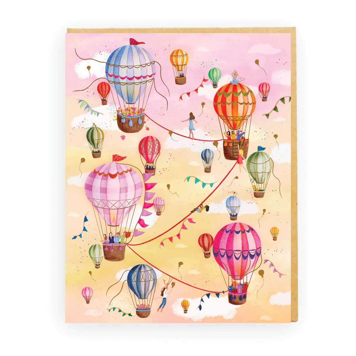 Hot Air Balloons Card