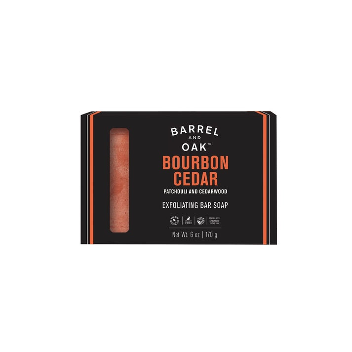 Exfoliating Bar Soap - Bourbon Cedar