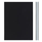 A5 Lined Notebook - Soft Touch - Black/Grey