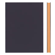 A5 Lined Notebook - Soft Touch - Navy/Tan