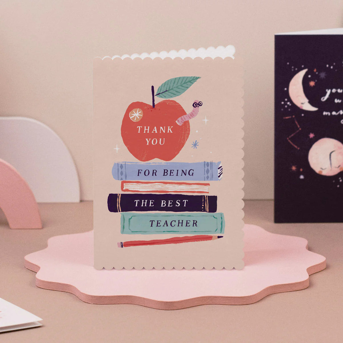 Apple Thank You Teacher Card