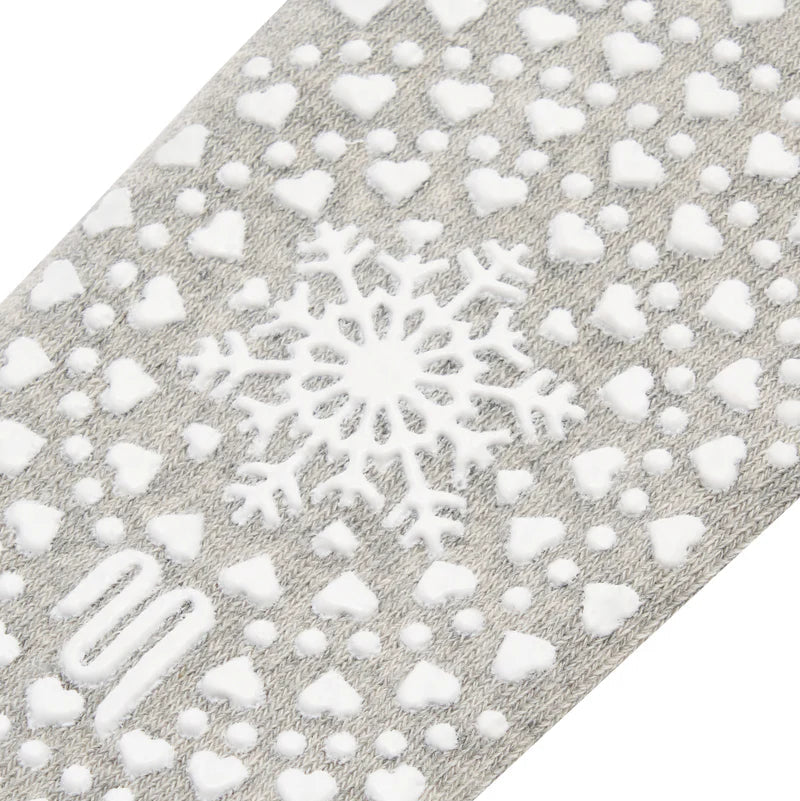 Classic Low Rise Grip Socks - Cosy Pup Marle Grey