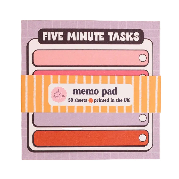 Memo Pad - Five Minute Tasks