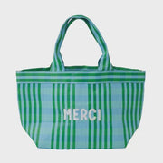 Merci Recycled Lunch Cooler - Blue Green