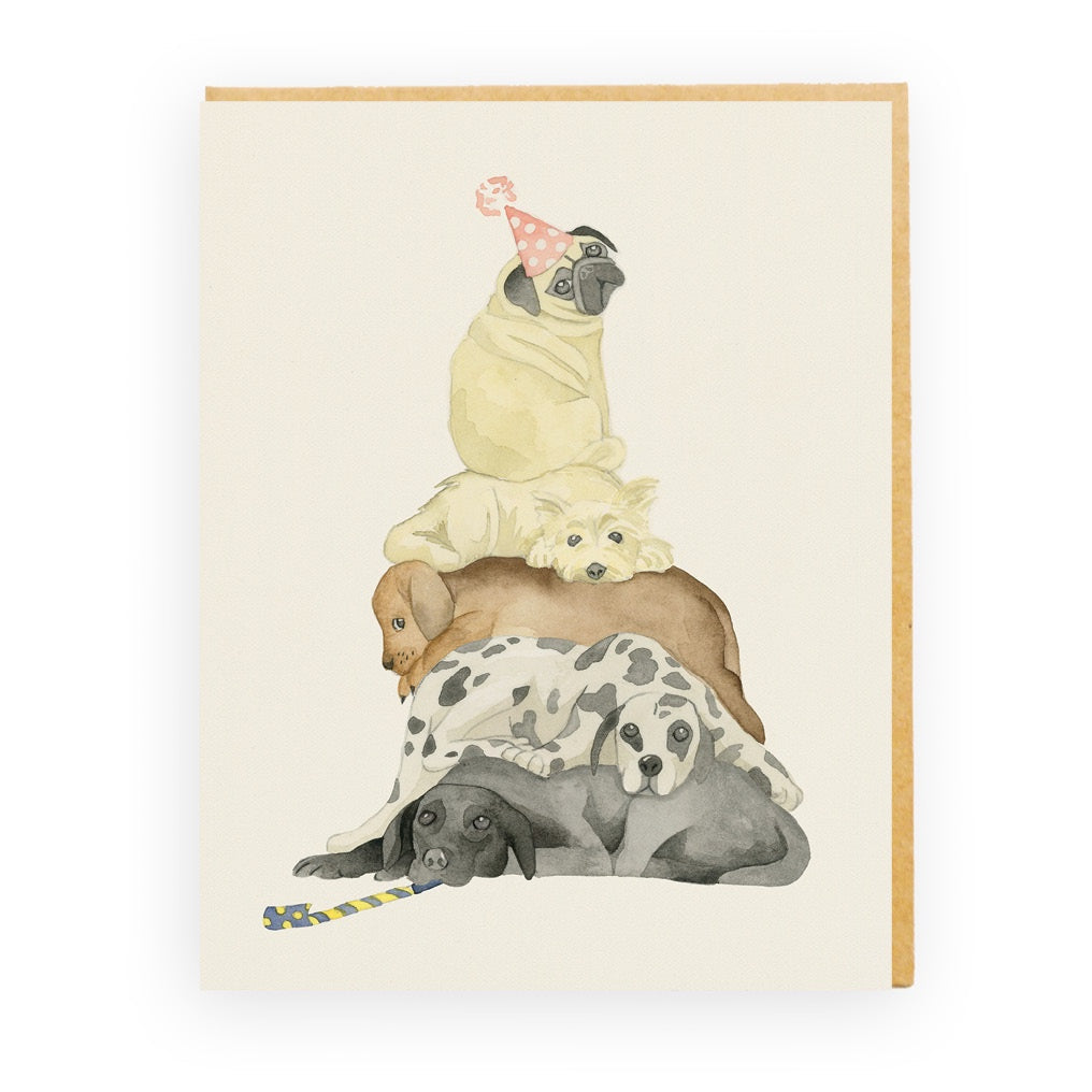 Dog Stack Card