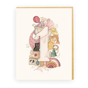 Girl's First Birthday Card