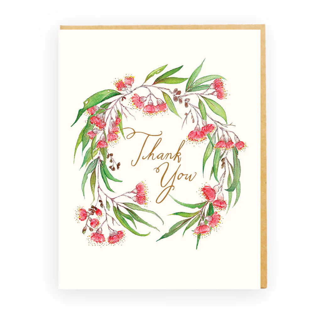 Princess Flowering Gum Thank You Card