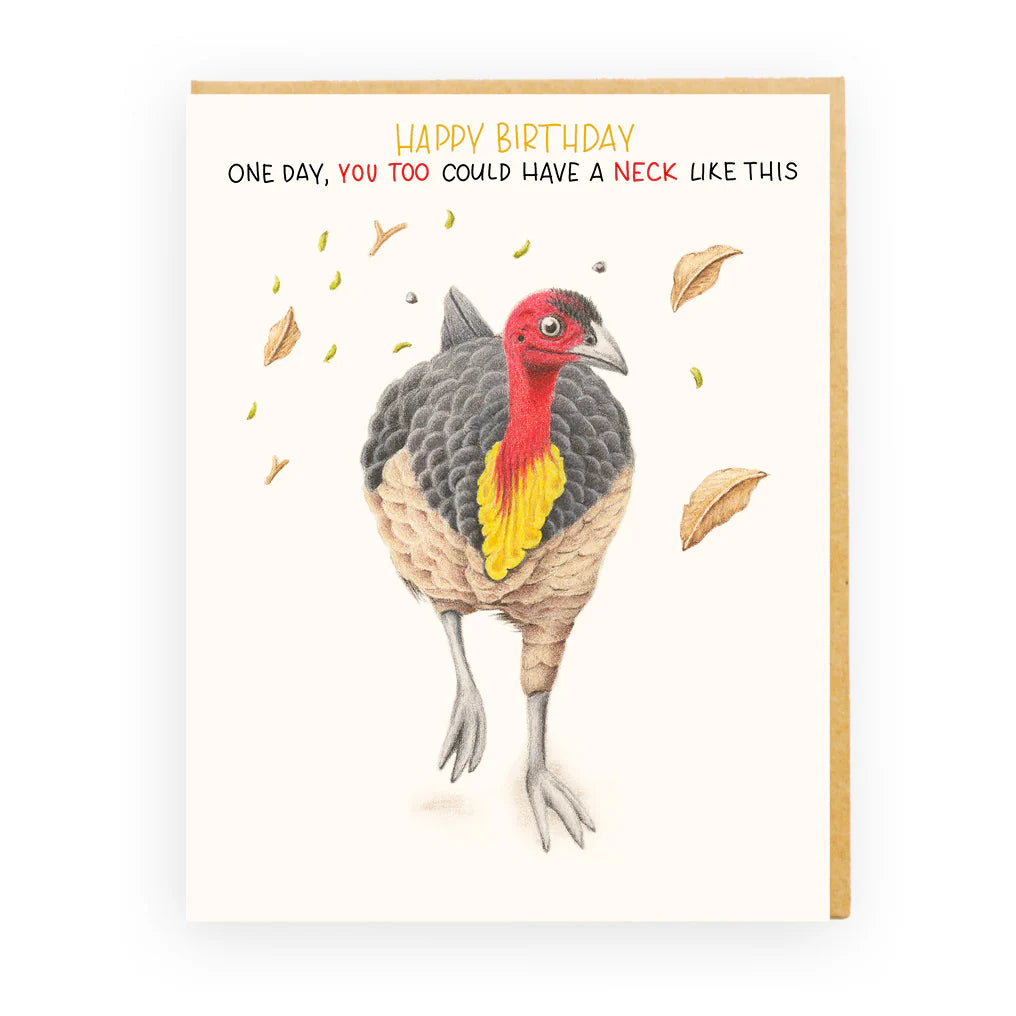 Scrub Turkey Card