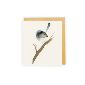 Mini Card - Blue Fairy Wren