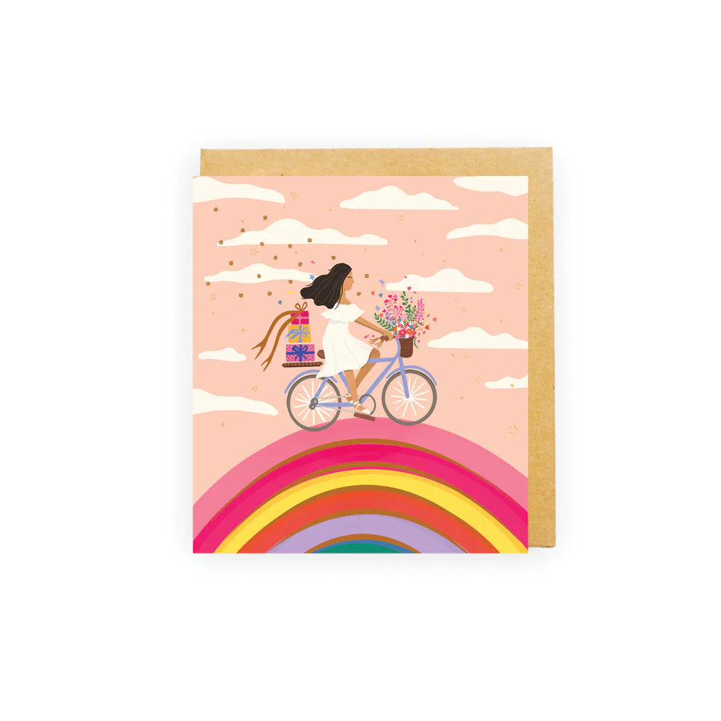 Mini Card - Riding The Rainbow