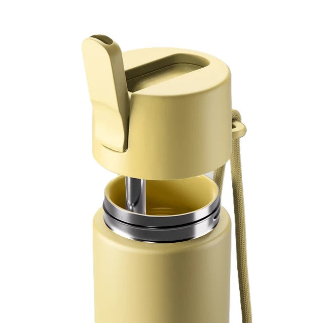 Move Flip Sip Drink Bottle Ceramic 660ml - Limoncello